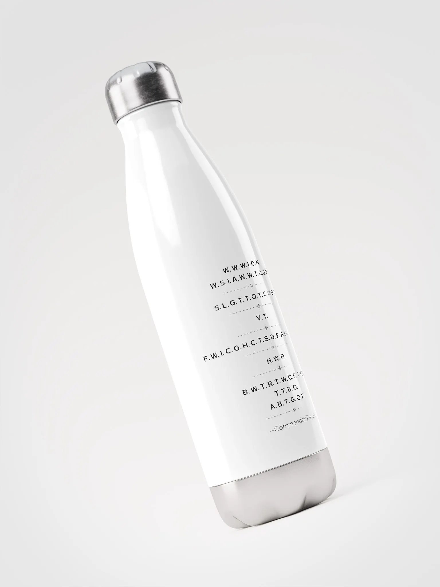We've Stepped Into A War Water Bottle product image (3)