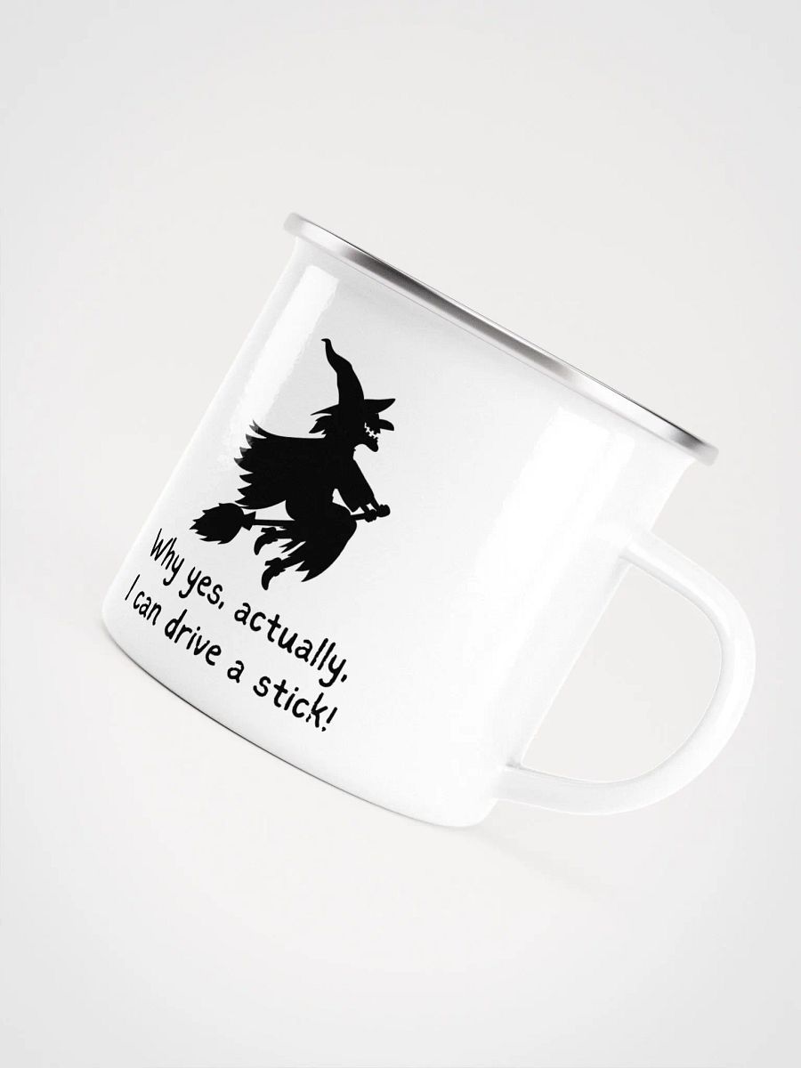Halloween Enamel Mug, With, Broomstick, Driving product image (5)