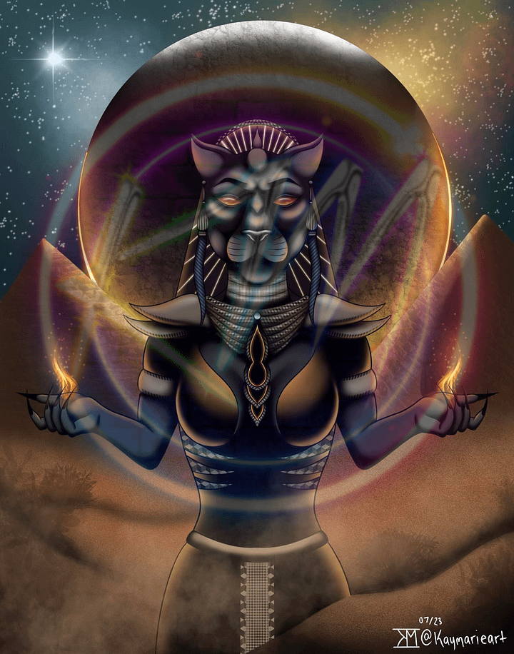 Rise of Bastet Digital Print product image (1)