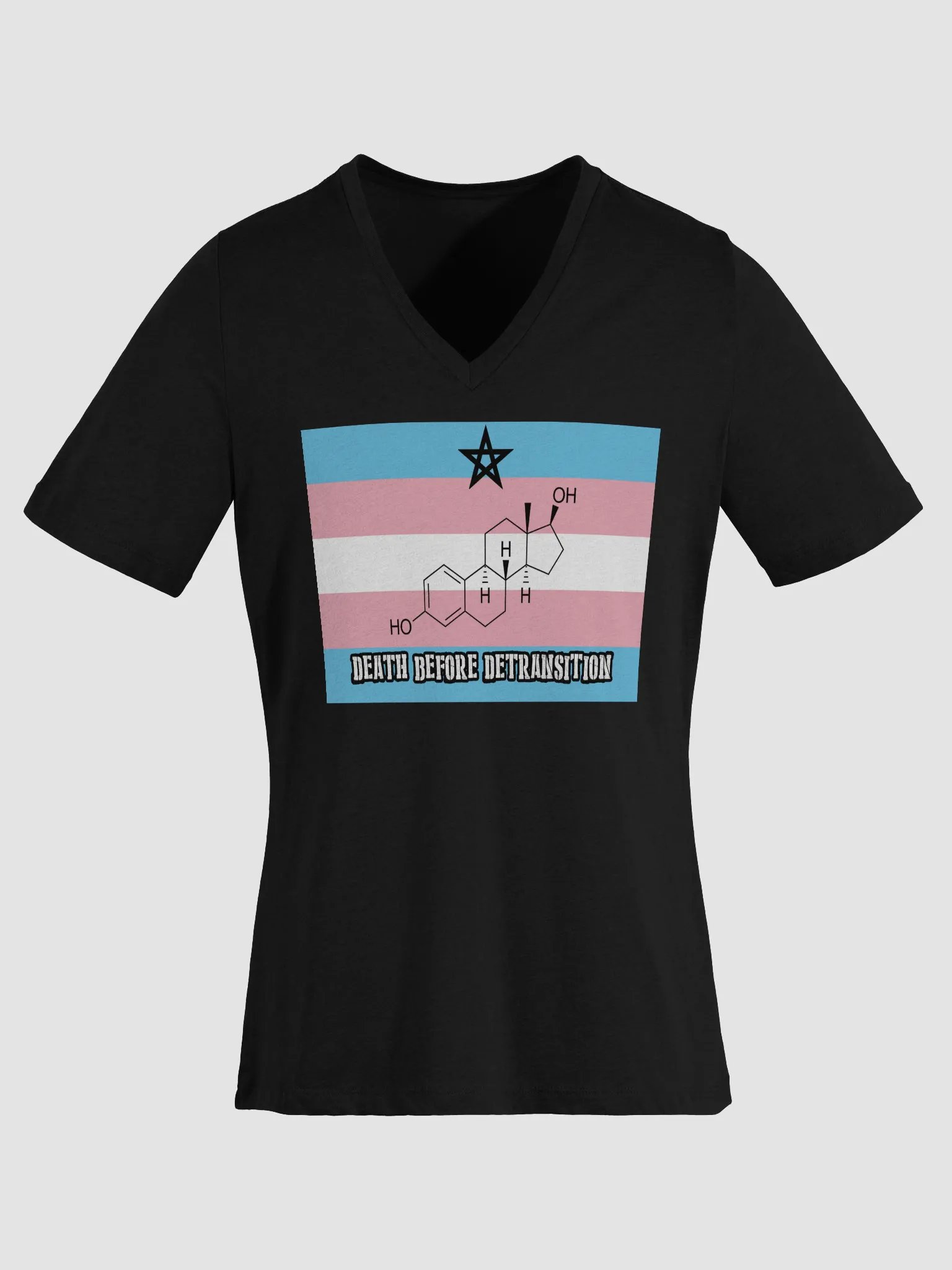 Death Before Detransition (Estrogen, v-neck) product image (4)