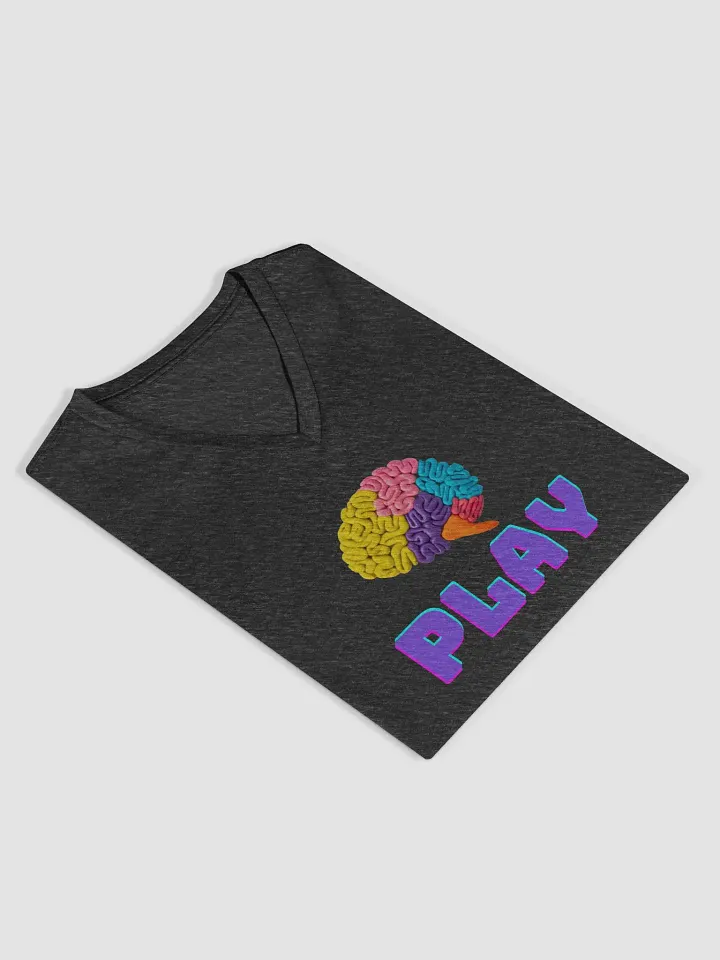 "Play the Game" Brain Benders Banter Women’s V-Neck Tee product image (8)
