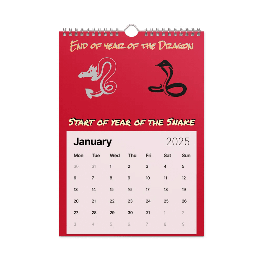 Cosmic Serpent 2025 Wall Calendar product image (6)