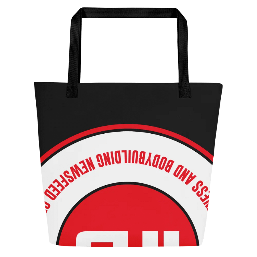 IFBNewsfeed.Org's All-Over Print Large Tote Bag w/ Pocket product image (2)