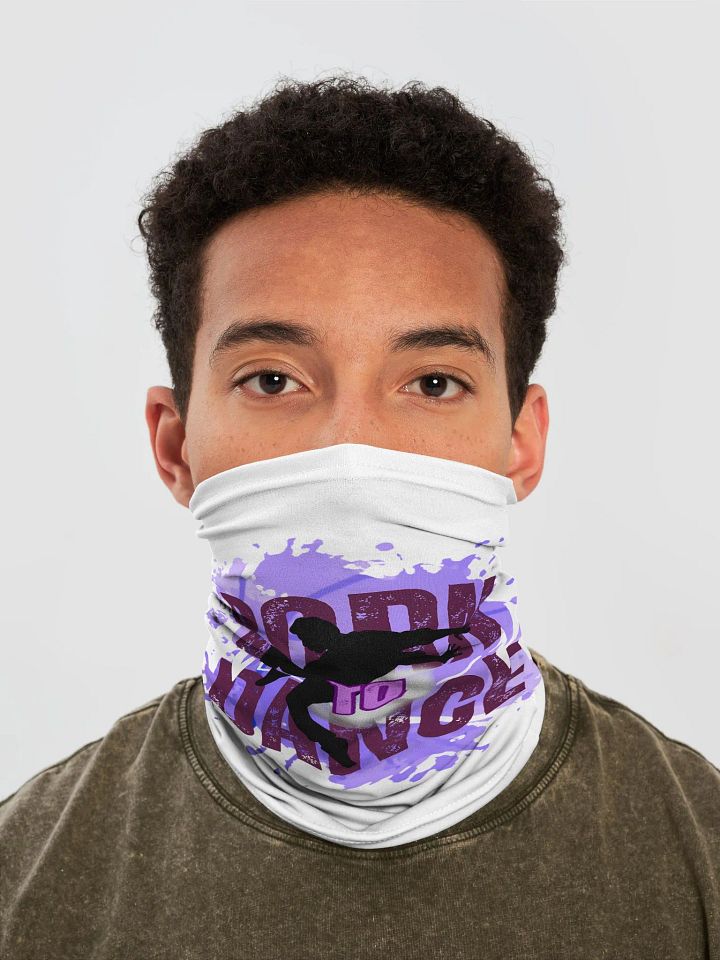 Born to Dance His Silhouette All-Over Neck Gaiter product image (1)
