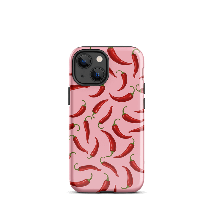 Chili Peppers Pink iPhone Case product image (1)