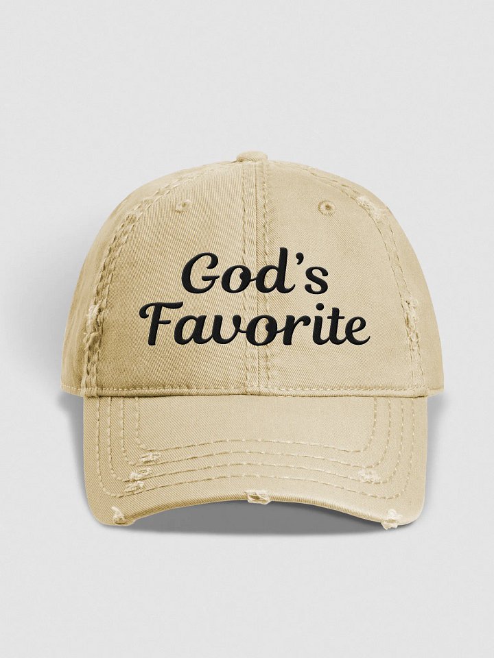 God's Favorite Distressed Hat product image (1)