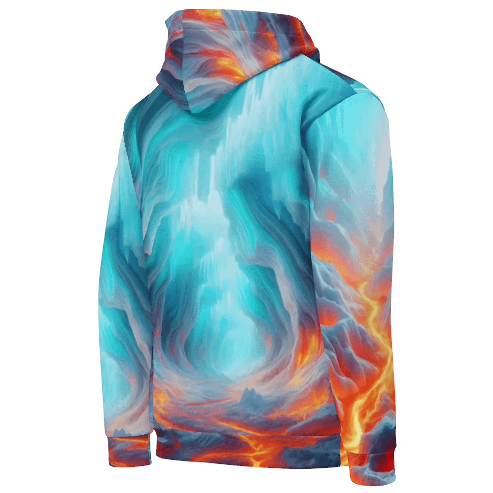 Fire and Ice - Erupting Lava Under Ice #18 product image (7)