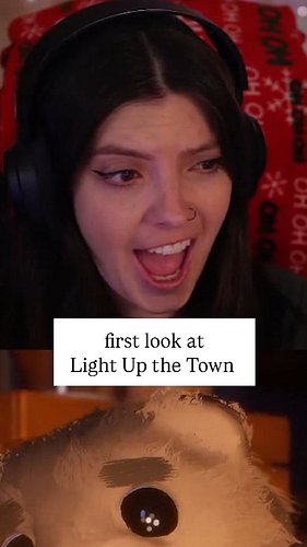 My first look at this new cozy game almost had me in holiday tears 🎄 #lightupthetown #cozygaming @lightupthetowngame