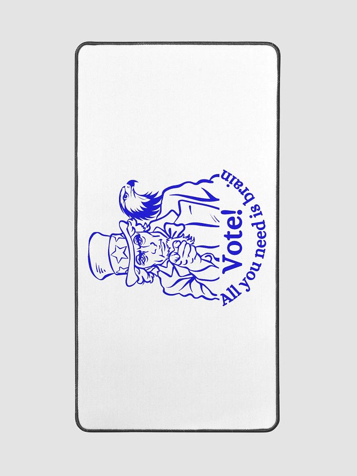 Vote! All you need is brain Desk Mat product image (2)