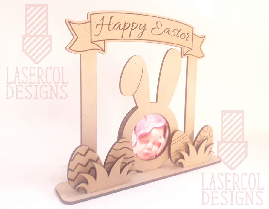 Easter Bunny Photo Frame - Laser Cut Files product image (10)