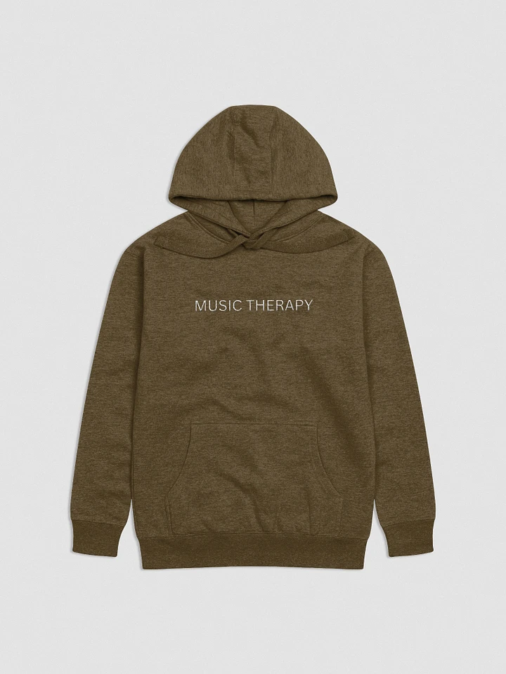 Music Therapy Hoodie - Military Green product image (1)