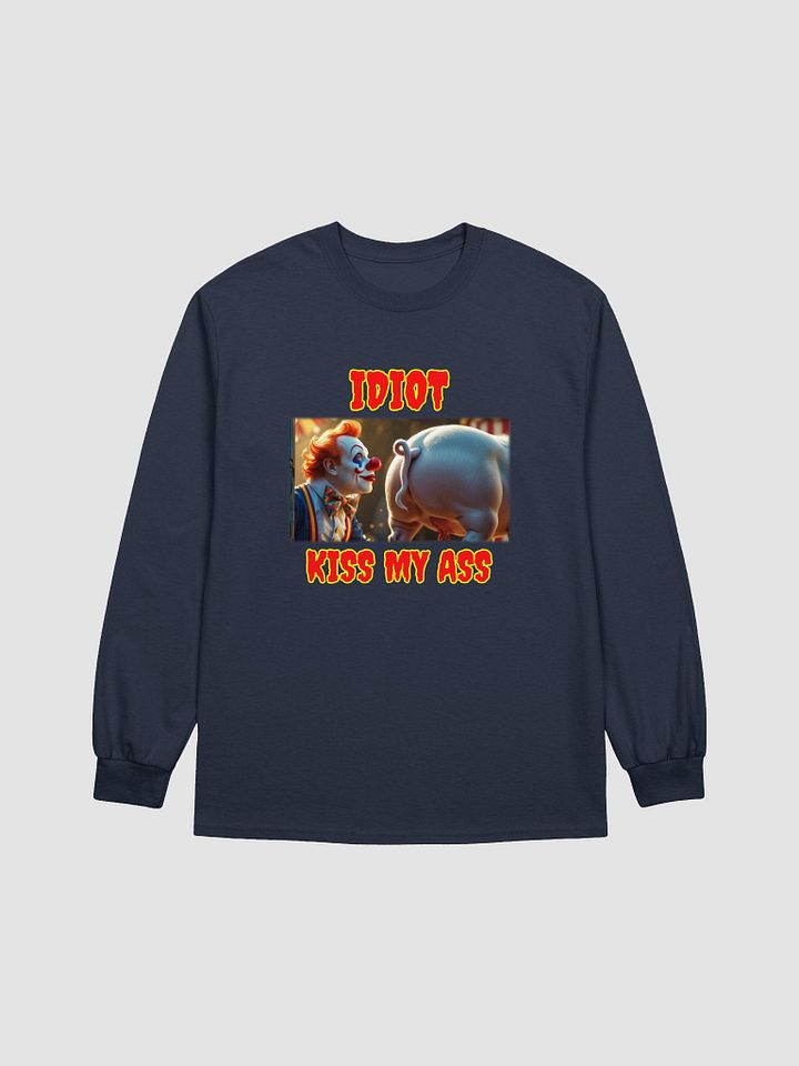 Sassy Clown Kiss My Ass Long Sleeve Tee product image (2)