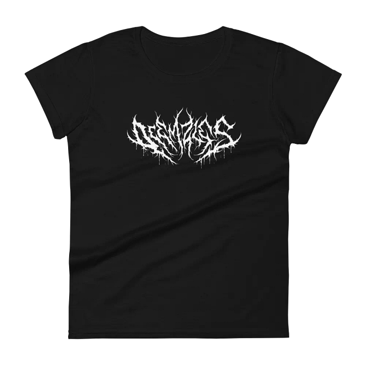Deemzies - Death Metal logo Women's T-shirt - White Print product image (1)