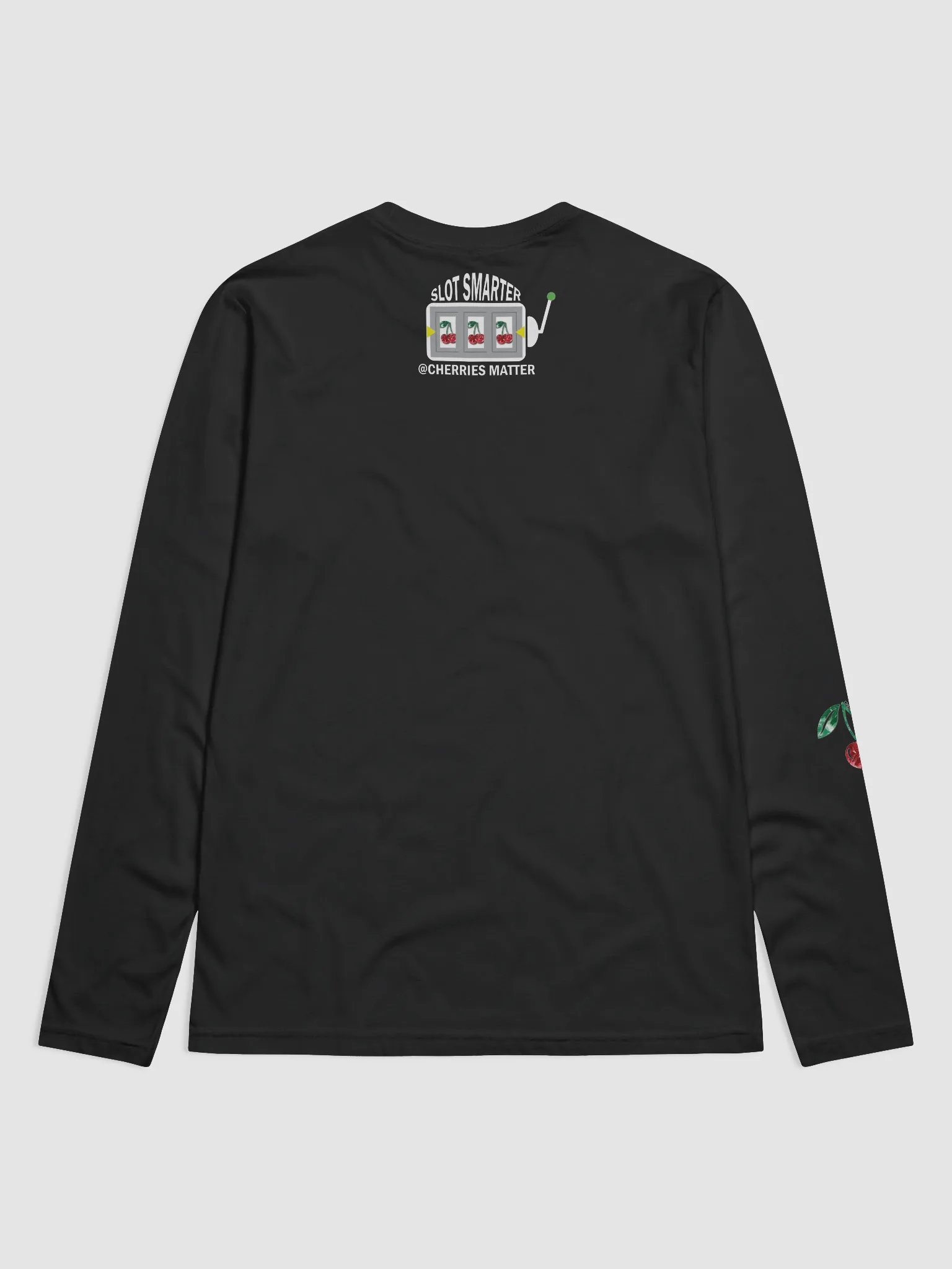 Cherries Matter Slot Happy Slot Smarter Fitted Long Sleeve Cherries Matter Shirt product image (2)
