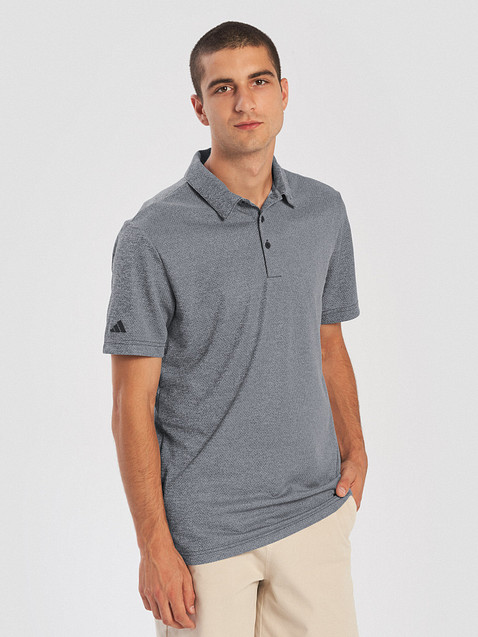 Photo showing Adidas Space-Dyed Polo Shirt