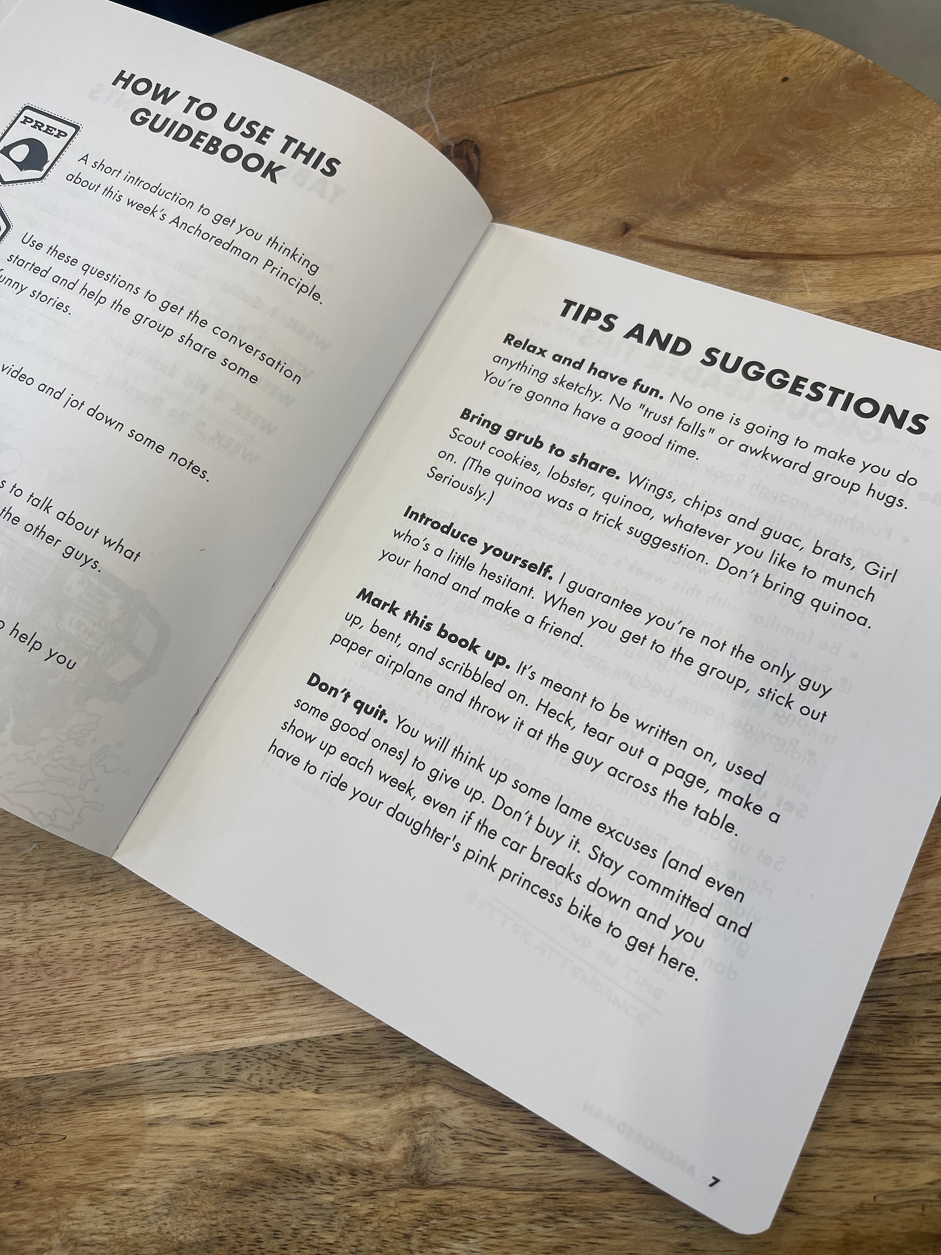 Anchoredman Bootcamp Guidebook – Five Week Spiritual Training for Men product image (2)