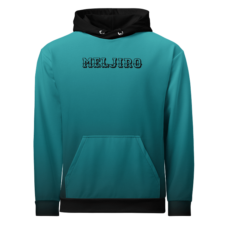 Meljiro Cyan Gradient NLE Hoodie – Fresh Color, Fierce Energy product image (1)