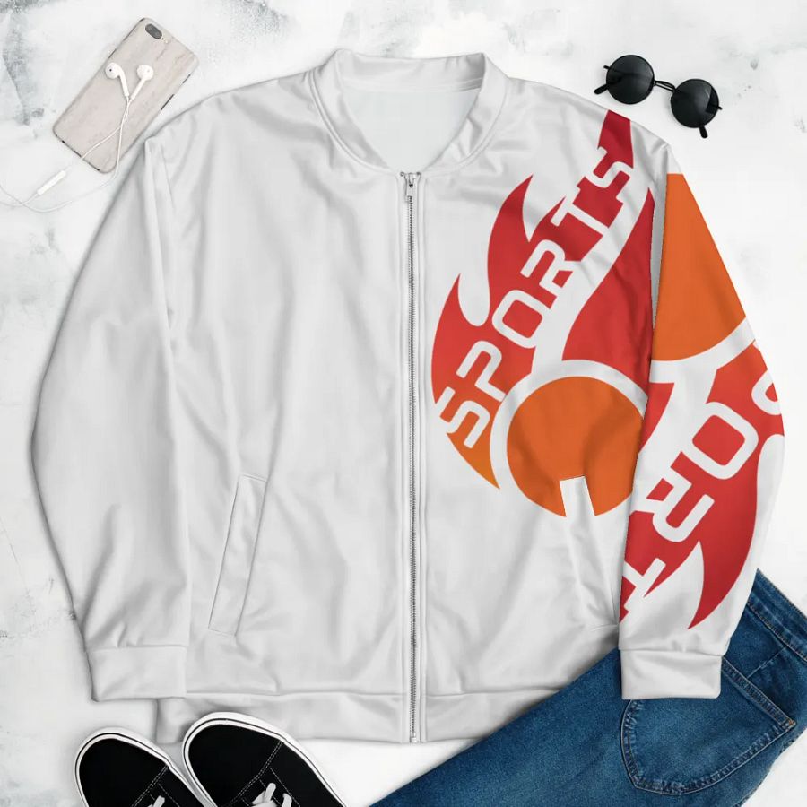 All-Over Print Bomber Jacket - Sports (1) product image (4)