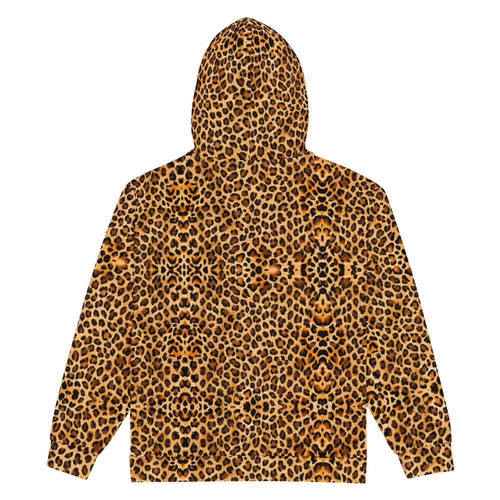 Wild Essence Leopard Print Unisex Zip Hoodie product image (10)