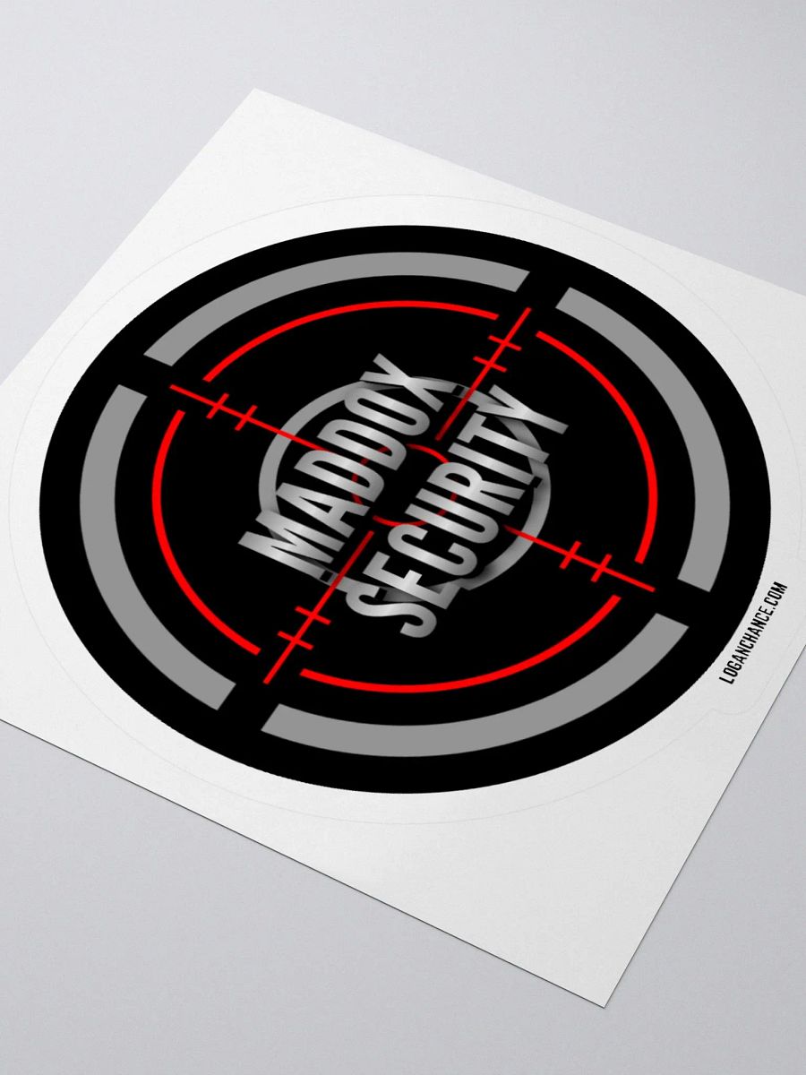 Maddox Security Sticker product image (3)