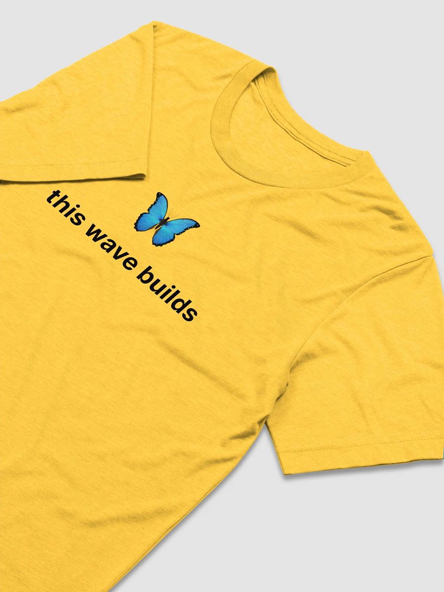 Lightweight "This wave builds" Bluesky Tshirt Light Variants product image (26)