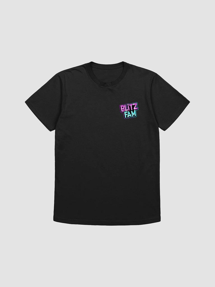 Black t shirt BFam left logo product image (1)