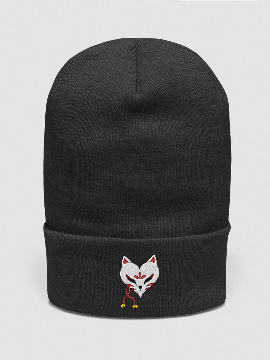 Kitsune Heart Embroidery Beanie product image (6)
