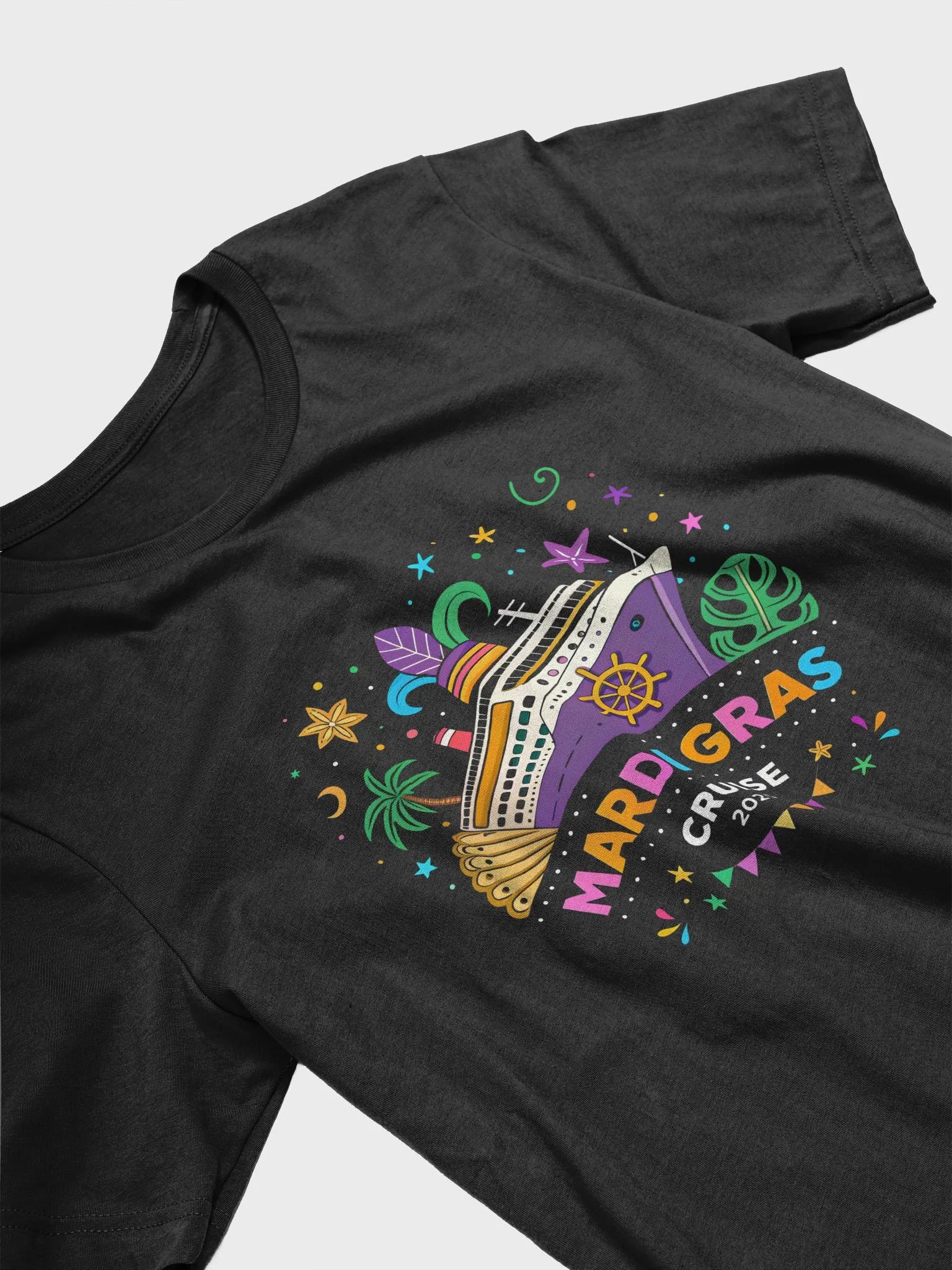 Group Family Vacation T-Shirt | Mardi Gras Cruise 2025 Shirt | Matching Vacation Tee product image (3)