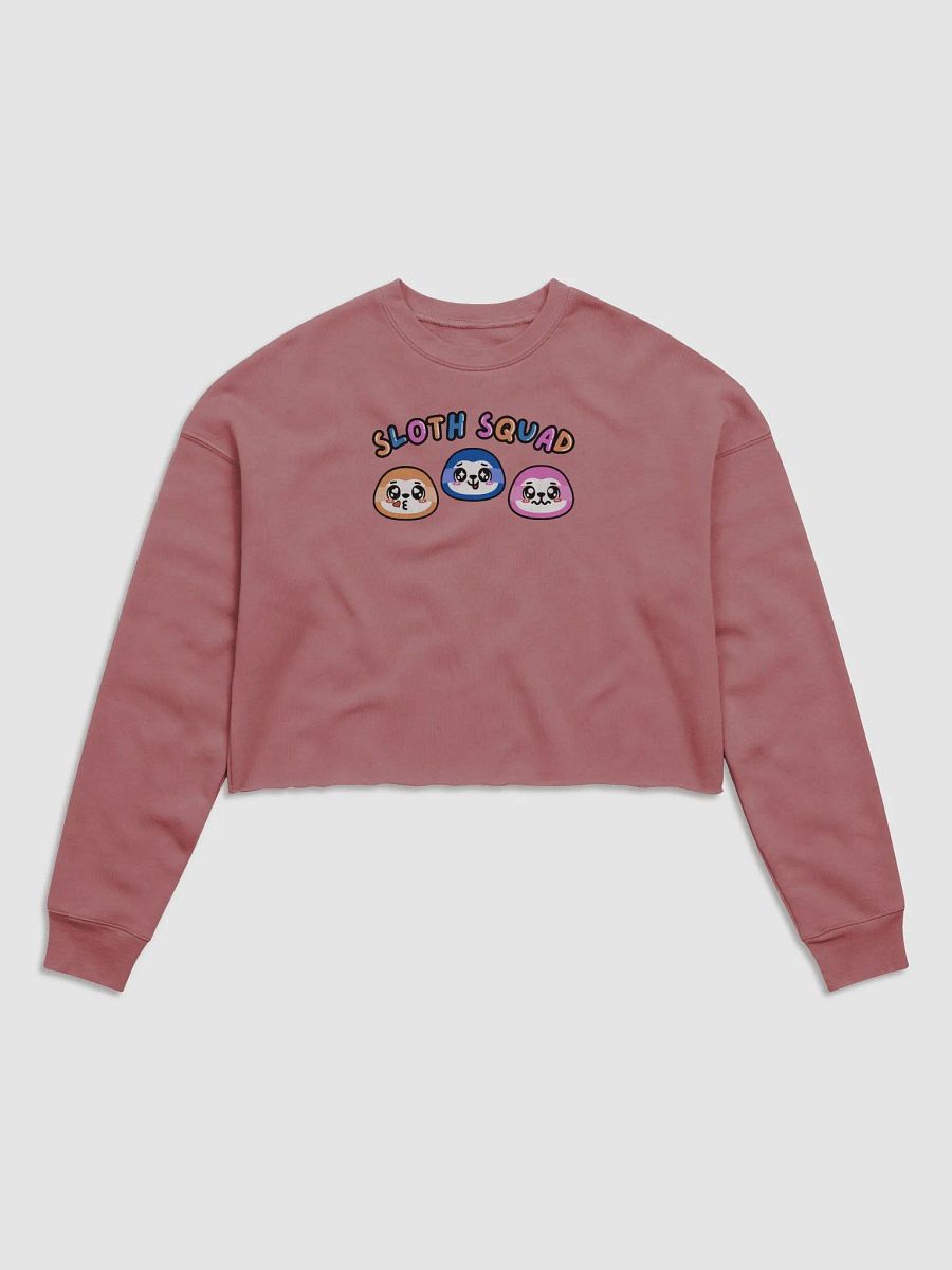 Sloth Squad Cropped Sweatshirt product image (2)