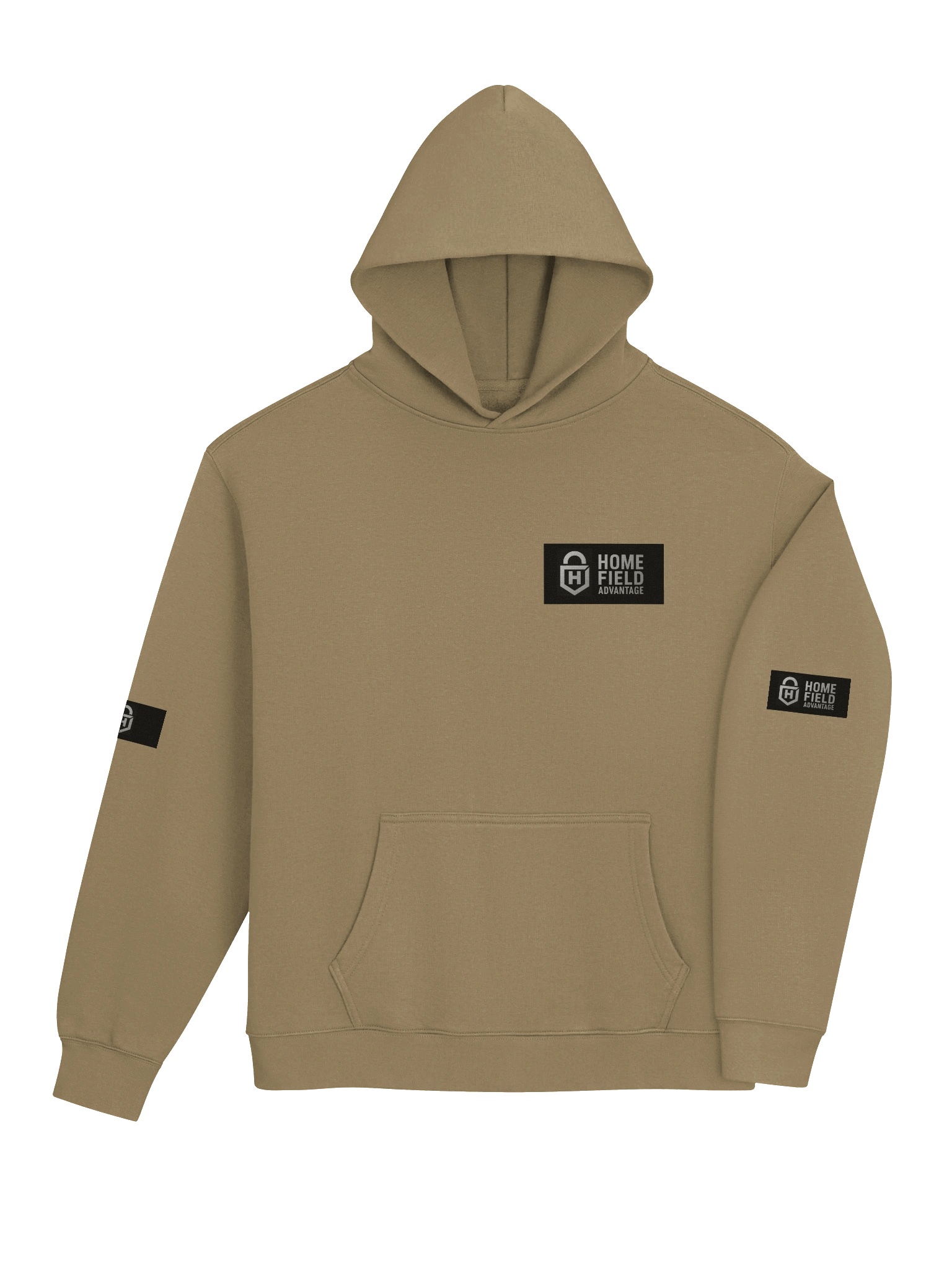 HomeField Luxe | Silver & Black Premium Hoodie product image (31)