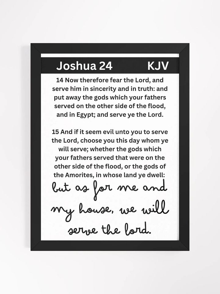 As for me and my house, we will serve the Lord product image (2)