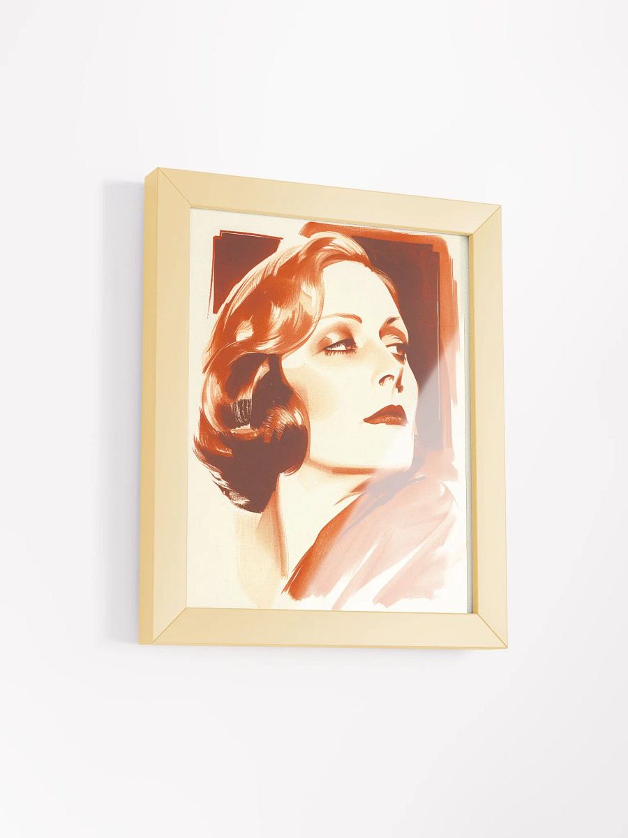 The Mysterious Lady - Greta Garbo Vintage Poster product image (2)