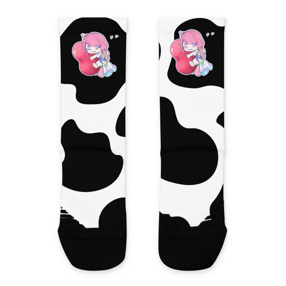 Cow Print Bean Socks product image (1)