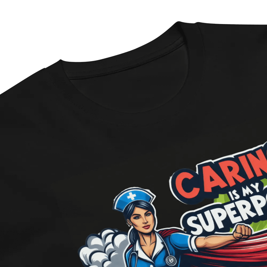 Caring Superhero Nurse Premium Tee product image (9)