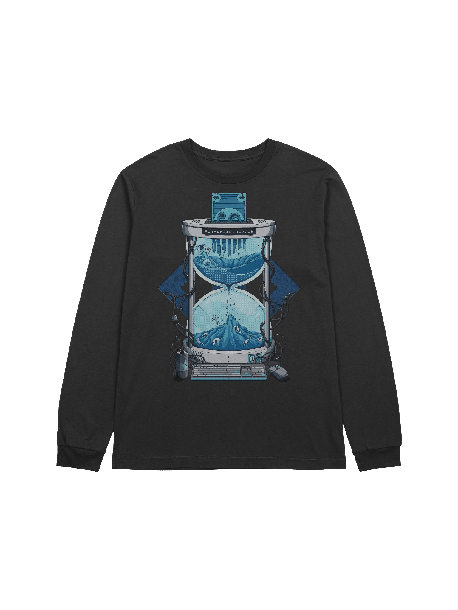 Adam Vs Streamathon 2025 - Blue Side [Comfy Long Sleeve] product image (9)