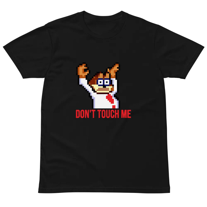 Don't Touch Me T-shirt Black product image (2)