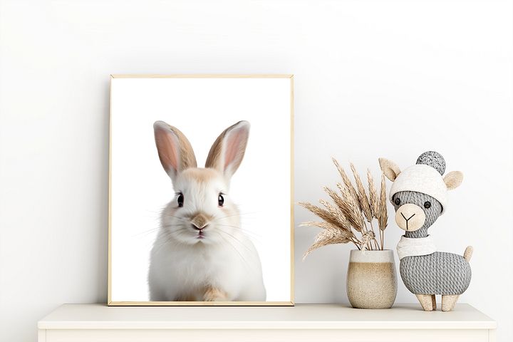 Fluffy Bunny Bliss Print product image (2)