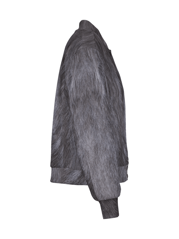 Russian Blue (Grey) Cat Premium Bomber Jacket (Unisex) product image (2)