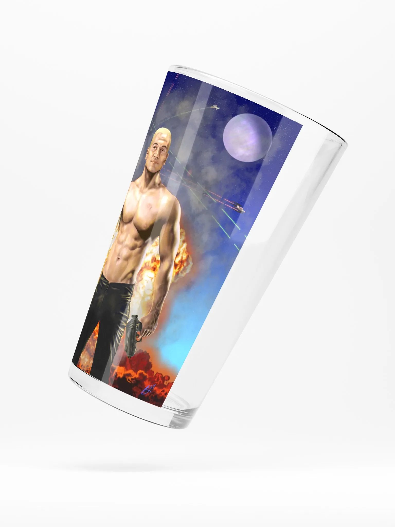 Sexy Rex Pint Glass product image (5)