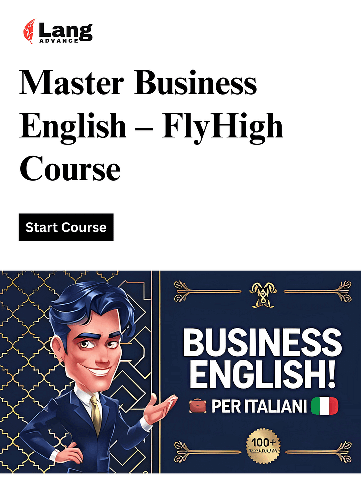 FlyHigh Business vocabulary, Inglese per Italiani product image (1)