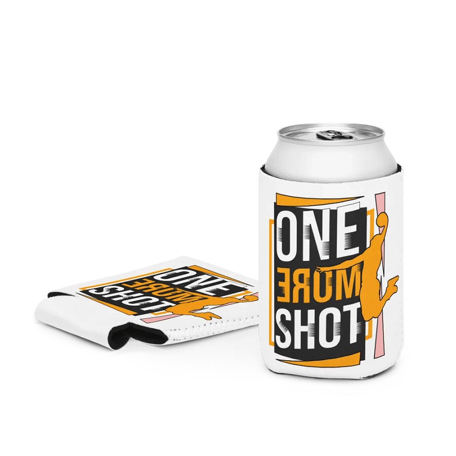 One More Shot Basketball Male Airborne Action Can Cooler - 'ONE MORE SHOT' product image (4)