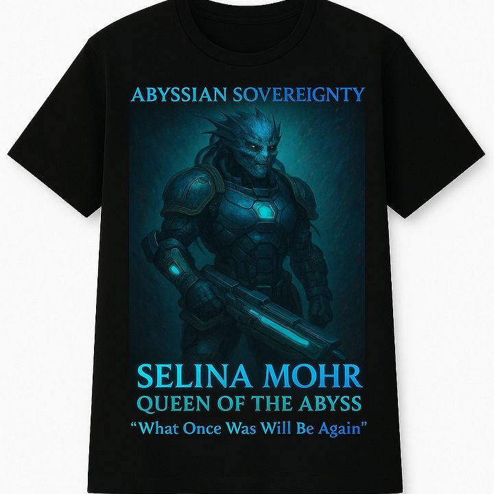 🌊 Abyssian Sovereignty: Selina Mohr T-Shirt product image (1)