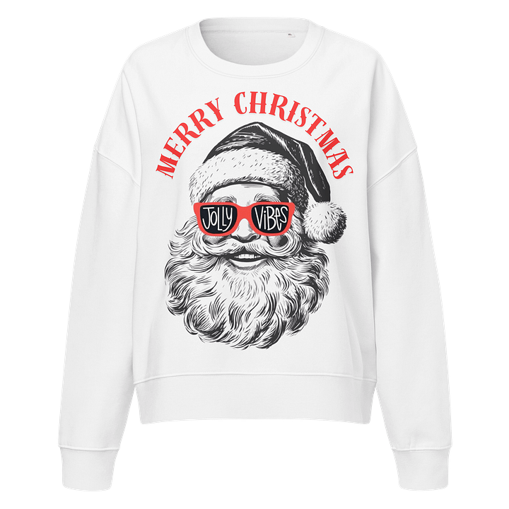 Santa's Good Vibes Christmas Sweatshirt product image (1)