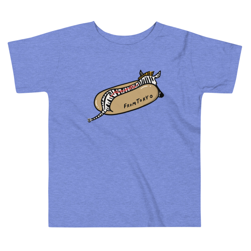 Zebra Hot Dog Toddler T-Shirt product image (1)