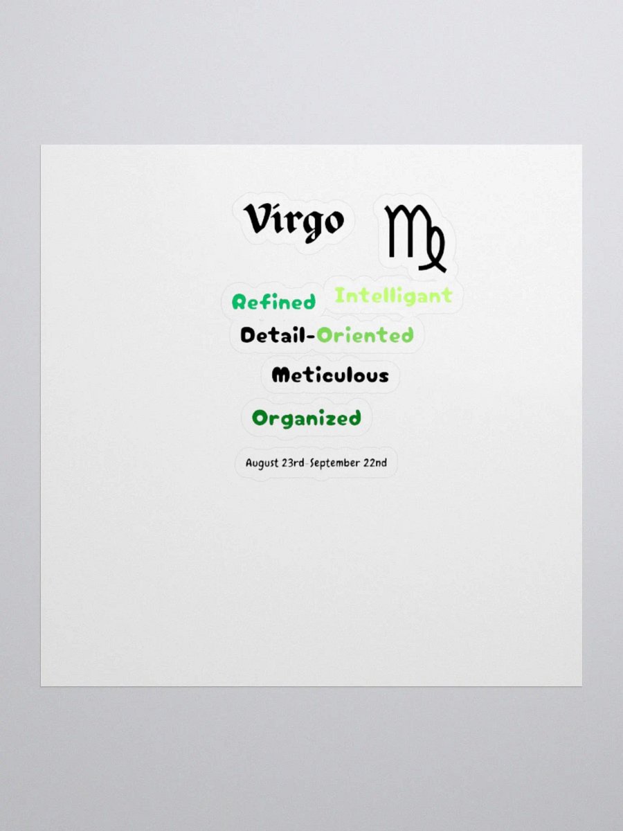 Virgo Stickers product image (2)