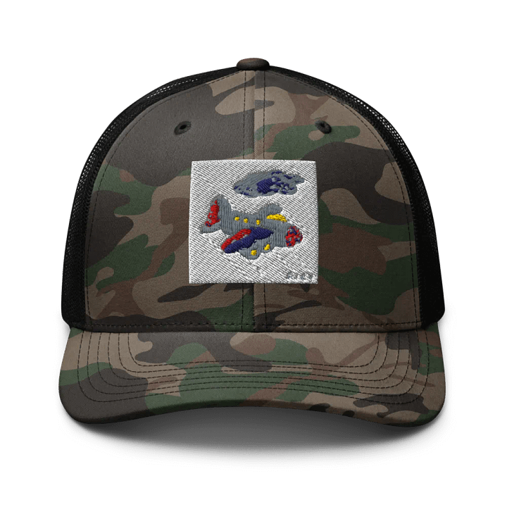 Kid Airplane (Otto Cap Camouflage Trucker Hat) product image (1)