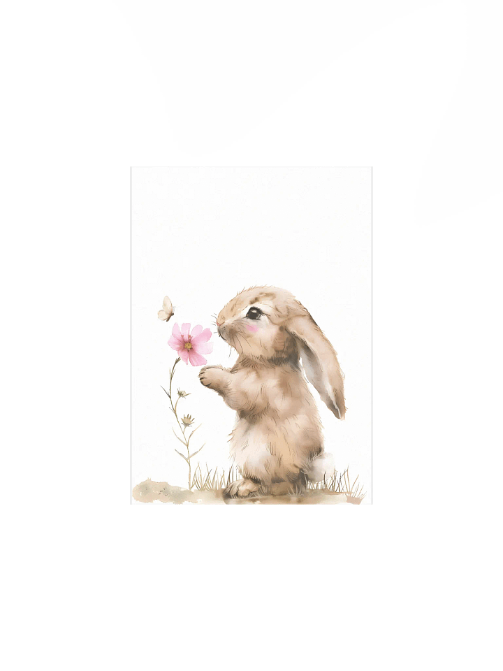 Watercolor Cute Bunny and Butterfly product image (2)