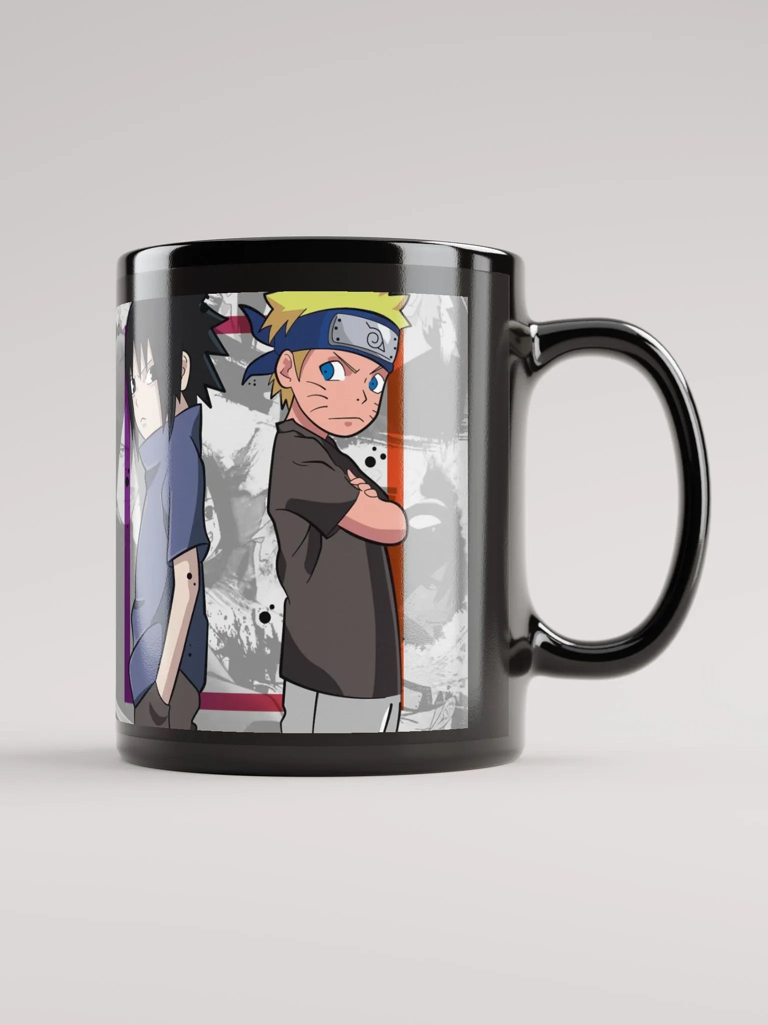Dynamic Duo Back-to-Back Mug - Premium Ceramic Coffee Mug for Best Friends & Anime Lovers product image (1)