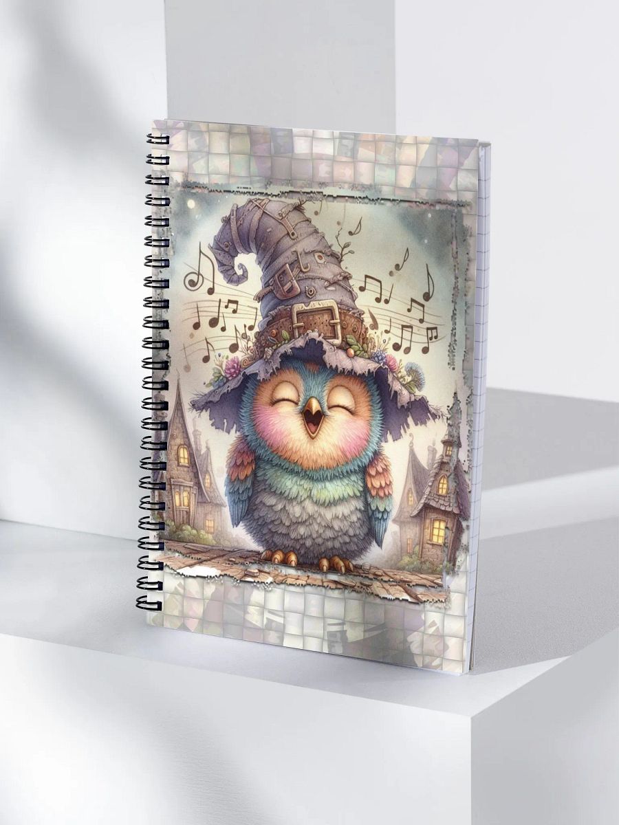 Enchanted Owl Dreams Spiral Notebook product image (6)