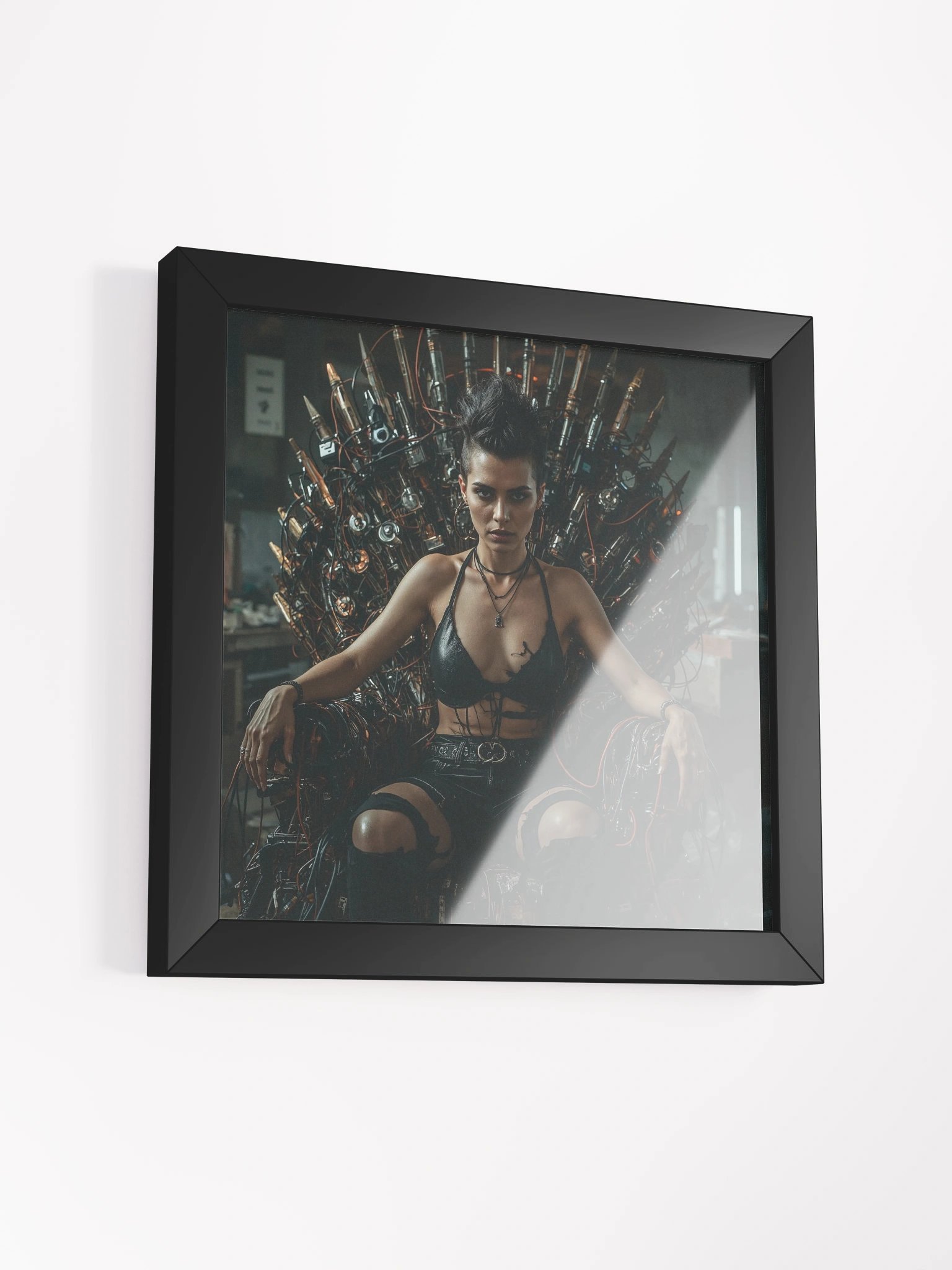 Wired Throne Framed Print product image (14)